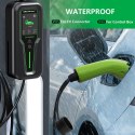 Qoltec Mobilna ładowarka do samochodu elektrycznego EV z regulacją 2w1 Typ2 | 11kW | 3 Fazy | CEE 5 PIN| LCD |Przenośna | Wallbo