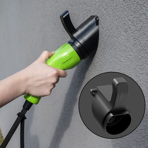 Qoltec Mobilna ładowarka do samochodu elektrycznego EV z regulacją 2w1 Typ2 | 11kW | 3 Fazy | CEE 5 PIN| LCD |Przenośna | Wallbo
