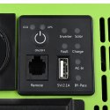 Qoltec Przetwornica solarna Monolith 3w1 z funkcją ładowania AC | MPPT | UPS | ATS | 3000W | 6000W | 12V na 230V | Czysty Sinus
