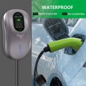 Qoltec Stacja ładowania EV 2w1 Typ2 | 22kW | Wi-fi| TUYA | LCD | RFID | 3 fazy | Wallbox | 5m