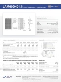 Panel JA Solar JAM60D40 500LB (BFR) (BiFacial)