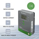 Qoltec Solarny regulator ładowania MPPT z czujnikiem temperatury 10A |12V / 24V | LCD | 2 x USB | Bluetooth | APP | GEL | LiFePO