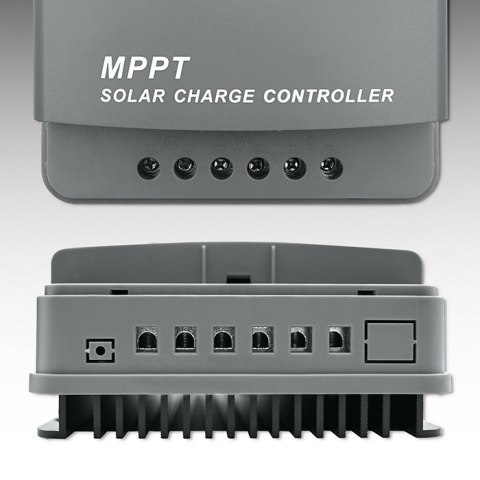 Qoltec Solarny regulator ładowania MPPT z czujnikiem temperatury 30A |12V / 24V | LCD | 2 x USB | Bluetooth | APP | GEL | LiFePO