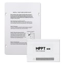 Qoltec Solarny regulator ładowania MPPT z czujnikiem temperatury 30A |12V / 24V | LCD | 2 x USB | Bluetooth | APP | GEL | LiFePO