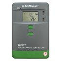 Qoltec Solarny regulator ładowania MPPT z czujnikiem temperatury 40A |12V / 24V | LCD | 2 x USB | Bluetooth | APP | GEL | LiFePO
