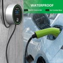 Qoltec Stacja ładowania EV 2w1 Typ2 | 22kW | Wi-fi| | LCD | 3 fazy | Wallbox | Smart life app| RFID | 5m