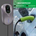 Qoltec Stacja ładowania EV 2w1 Typ2 | 22kW | Wi-fi | LCD | RFID | 3 fazy | Wallbox | 5m
