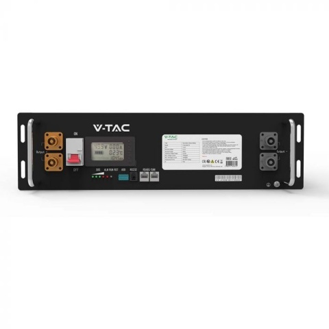 NISKONAPIĘCIOWY MAGAZYN ENERGII VT-48100E-P2 BATERIA LFP O POJEMNOSCI 5,12kWh