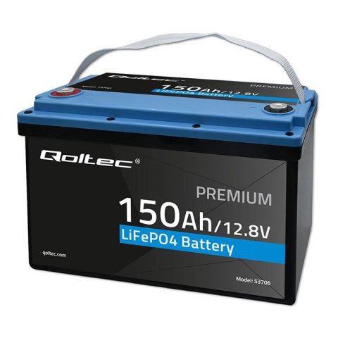 Qoltec Akumulator LiFePO4 | 12.8V | 150Ah | 1920Wh| BMS