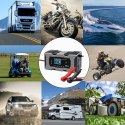Qoltec Inteligentna mikroprocesorowa ładowarka 12V 10A | Prostownik z funkcją naprawy do akumulatora AGM GEL LiFePO4 | LCD