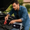 Qoltec Inteligentna mikroprocesorowa ładowarka 12V 24V 25A| Prostownik z funkcją naprawy do akumulatora AGM GEL SLA | LCD