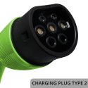Qoltec Mobilna ładowarka do samochodu elektrycznego EV z regulacją 2w1 Typ2 | 11kW | 400V | Wi-fi | LCD | Przenośna | Wallbox | 