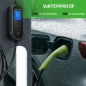 Qoltec Mobilna ładowarka do samochodu elektrycznego EV z regulacją 2w1 Typ2 | 11kW | 400V | Wi-fi | LCD | Przenośna | Wallbox | 