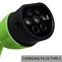 Qoltec Mobilna ładowarka do samochodu elektrycznego EV z regulacją 2w1 Typ2 | 3.5kW | 230V | Wi-fi | LCD | Przenośna | 5m