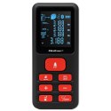 Qoltec Precyzyjny cyfrowy dalmierz laserowy | podświetlany LCD | 120m