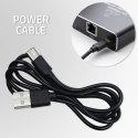 Qoltec Rozdzielacz Splitter Ethernet mini SWITCH 1x4 RJ45 | 1000Mb/s | USB-C | Aluminium