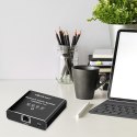 Qoltec Rozdzielacz Splitter Ethernet mini SWITCH 1x4 RJ45 | 1000Mb/s | USB-C | Aluminium