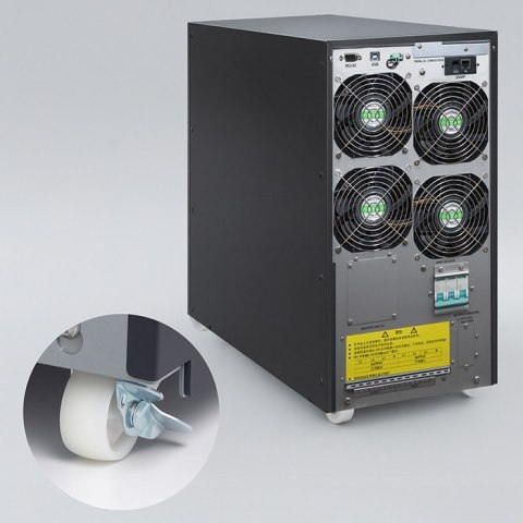 Qoltec Zasilacz awaryjny UPS 3- fazowy | 10kVA | LCD | EPO | USB | On-line | High frequency