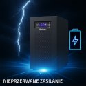 Qoltec Zasilacz awaryjny UPS 3 - fazowy | 15kVA | 12KW | LCD | EPO | USB | On-line | High frequency