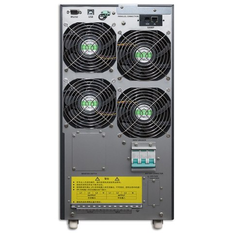 Qoltec Zasilacz awaryjny UPS 3 - fazowy | 15kVA | 12KW | LCD | EPO | USB | On-line | High frequency
