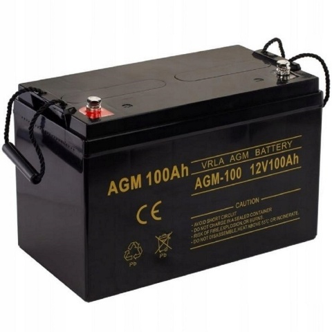 Sinus Pro 1500E + Akumulator 100Ah Zestaw awaryjny