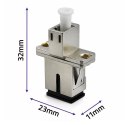 Qoltec Adapter hybrydowy LC/UPC - SC/UPC | Simplex | Multimode