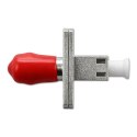 Qoltec Adapter hybrydowy LC/UPC - ST/UPC | Simplex | Multimode