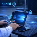 Qoltec Antena 4G 5G LTE | 9dBi | kierunkowa | zewnętrzna | N female | wodoodporna | 3m