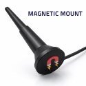 Qoltec Antena 4G LTE z podstawą magnetyczną | 5dBi | dookólna | wewnętrzna | 600-2700 MHz | SMA | 3m