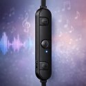Qoltec Bezprzewodowe słuchawki BT 5.0 | mikrofon | Czarne