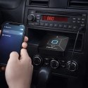 Qoltec Bezprzewodowy transmiter odbiornik Audio HiFi Home&Car| Bluetooth 6.0 | NFC | 2 x RCA | 1 x MiniJack 3.5mm| Mikrofon