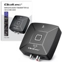 Qoltec Bezprzewodowy transmiter odbiornik Audio HiFi Home&Car| Bluetooth 6.0 | NFC | 2 x RCA | 1 x MiniJack 3.5mm| Mikrofon