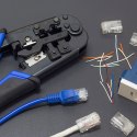 Qoltec Kabel Patchcord sieciowy skrętka UTP | CAT6 | High speed 1Gb/s | LAN | 100m | czarny