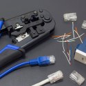 Qoltec Kabel Patchcord sieciowy skrętka UTP | CAT6 | High speed 1Gb/s | LAN | 50m | czarny