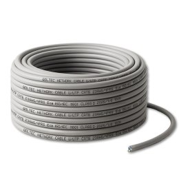 Qoltec Kabel Patchcord sieciowy skrętka UTP| Miedziany Cu |CAT6 | High speed 1Gb/s | LAN | 100m | szary