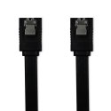 Qoltec Kabel SATA III męski / SATA III męski | 0.5m | czarny