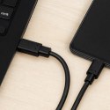 Qoltec Kabel USB 3.1 typ C męski | USB 3.1 typ C męski | 1.4m | Czarny