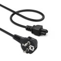 Qoltec Kabel zasilający koniczynka | 3pin | S03/ST1 | 1.4m