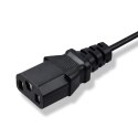 Qoltec Ładowarka do roweru elektrycznego 36V | 42V | 2A | C14-IEC-3P | +kabel zasilający