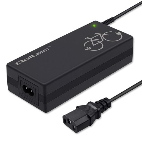 Qoltec Ładowarka do roweru elektrycznego 36V | 42V | 2A | C14-IEC-3P | +kabel zasilający