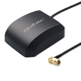 Qoltec Mobilna Antena GPS z podstawą magnetyczną | dookólna | 28dBi | 50W | SMA RA