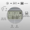 Qoltec Solarny regulator ładowania MPPT z czujnikiem temperatury 40A |12V / 24V | LCD | 2 x USB | Bluetooth | APP | GEL | LiFePO