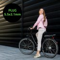 Qoltec Szybka Ładowarka do roweru skutera elektrycznego 36V | 42V | 4A | 5.5*2.1 +kabel zasilający