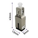 Qoltec Tłumik światłowodowy SC/UPC (F) - SC/UPC (M) | Singlemode | 15dB