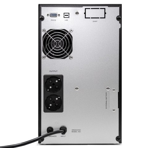 Qoltec Zasilacz awaryjny UPS Pure Sine Wave | 2kVA | 1600W | AVR | LCD | Czysty Sinus