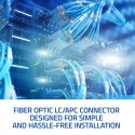 Qoltec Złącza światłowodowe LC/APC | Singlemode | 3.0mm