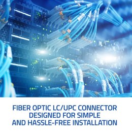 Qoltec Złącza światłowodowe LC/UPC | Singlemode | 3.0mm