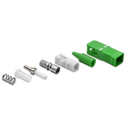 Qoltec Złącza światłowodowe SC/APC | Singlemode | 0.9mm