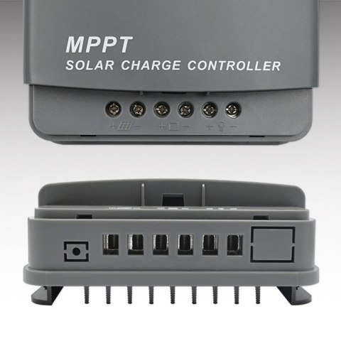 Solarny regulator ładowania MPPT z czujnikiem temp. 20A 12V/24VLCD 2xUSB