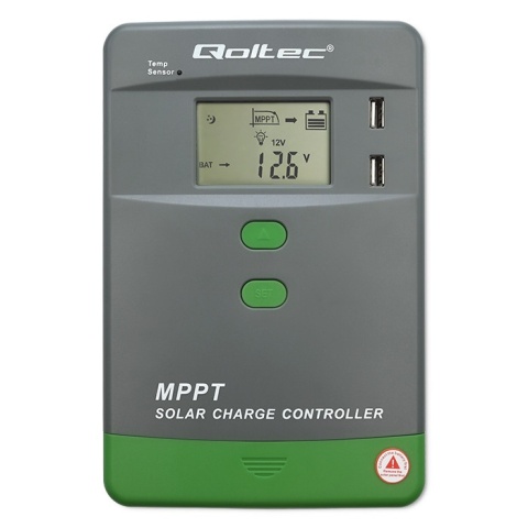 Zestaw Regulator solarny MPPT 40A + Akumulator GEL 100Ah + Panel Bifacial 435W